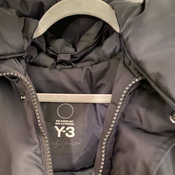 Yohji Yamamoto Adidas Y-3 Men’s Oversized Puffer Jacket Midnight Black - Picture 3 of 4